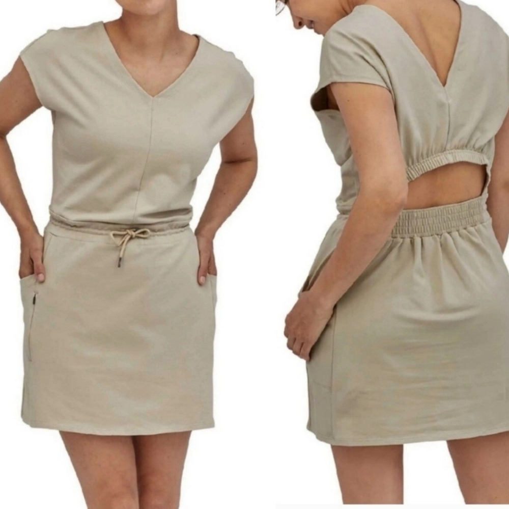 Patagonia Organic Cotton Roaming Dress with Open Back! 😍